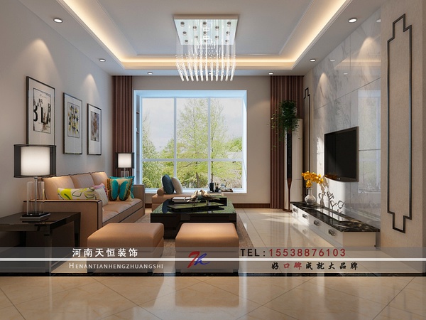 洛陽裝修案例鼎盛國際（暖，歸），天恒裝飾施工